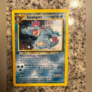Pokémon Feraligatr Holo – Neo Genesis 5/111 Vintage WOTC